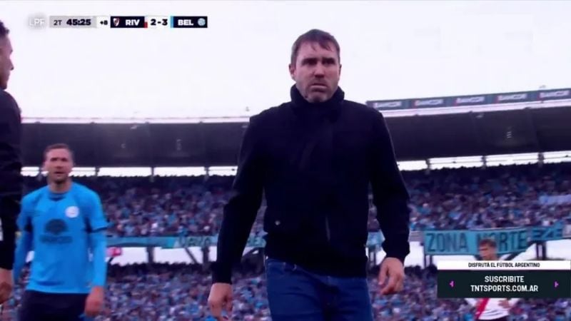 Coudet, "apuntado" por los hinchas de River...