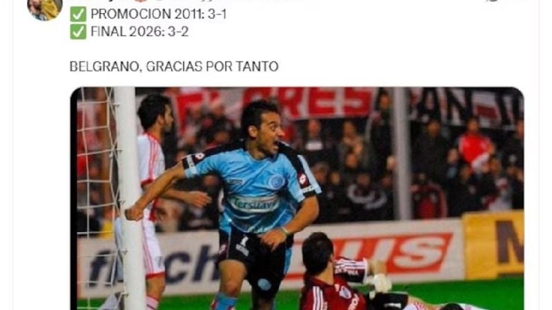 Ingeniosas cargadas por el título de Belgrano