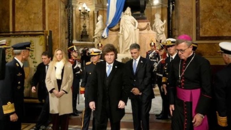 Milei asistió al Tedeum y García Cuerva pidió una clase dirigente que se anime al diálogo