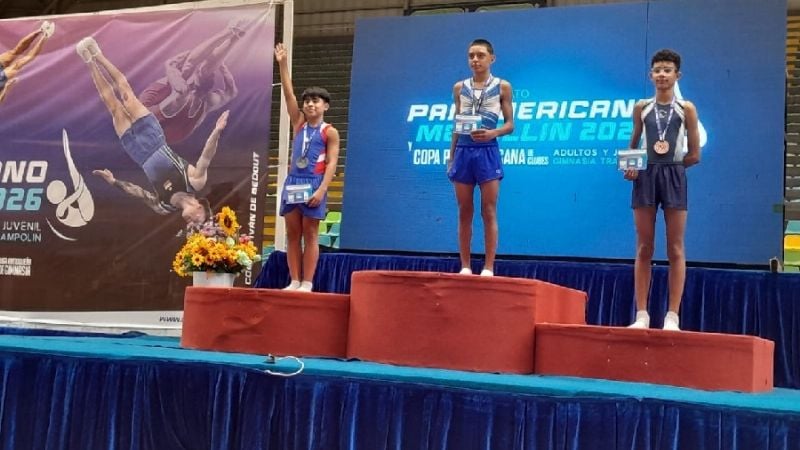 Catamarca con 9 podios en el Panamericano de Trampolín