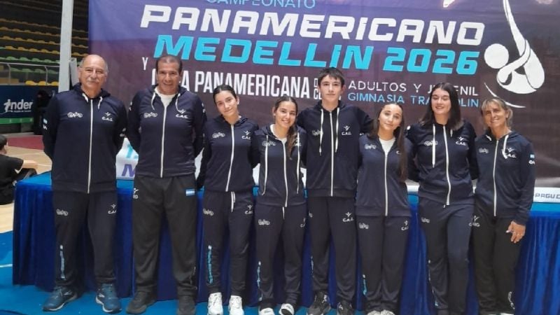 Catamarca con 9 podios en el Panamericano de Trampolín