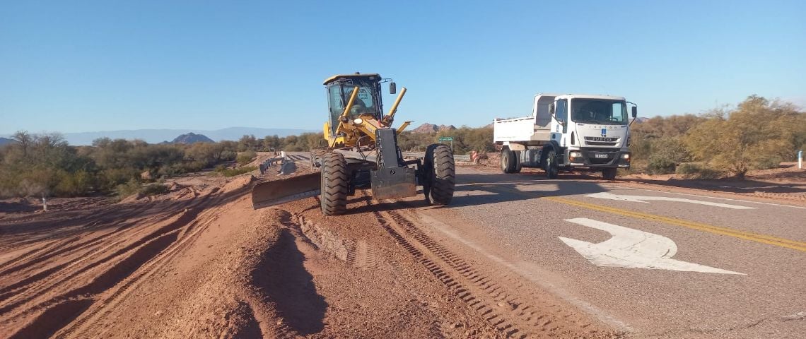 Piden circular con precaución por trabajos sobre Ruta Nacional 60