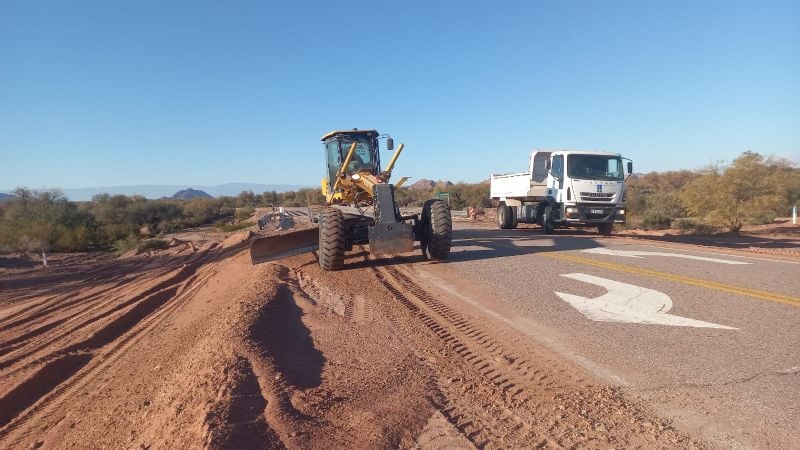 Piden circular con precaución por trabajos sobre Ruta Nacional 60