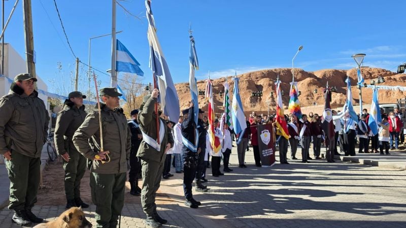 Antofagasta de la Sierra celebró el 25 de Mayo con un emotivo acto y fuerte mensaje de unidad