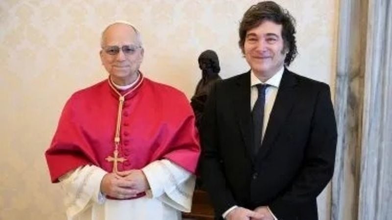 Milei: "Es probable que el papa León XIV venga a la Argentina en noviembre"