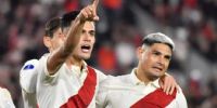 GOLEADORES. Fausto Vera de penal y Maximiiano Salas, después de fallar desde los 12 pasos, anotaron en el 