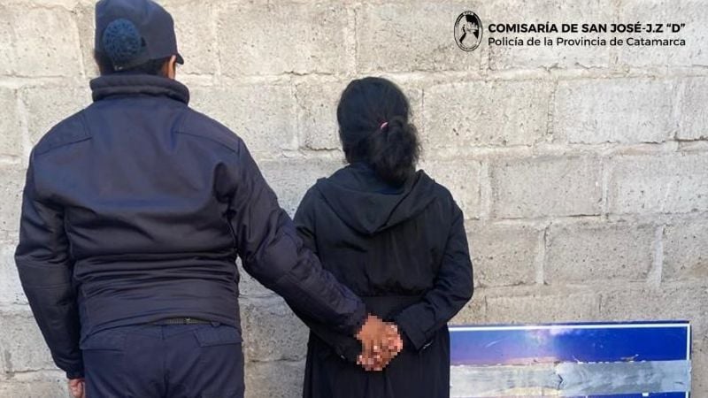 Arrestaron a una mujer sospechada de hurto de ganado en Catamarca