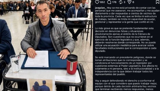 Galán denunció “intereses políticos” tras el rechazo a su pedido de desvinculación de una empleada