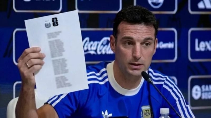 Scaloni dio la lista de Argentina para el Mundial 2026