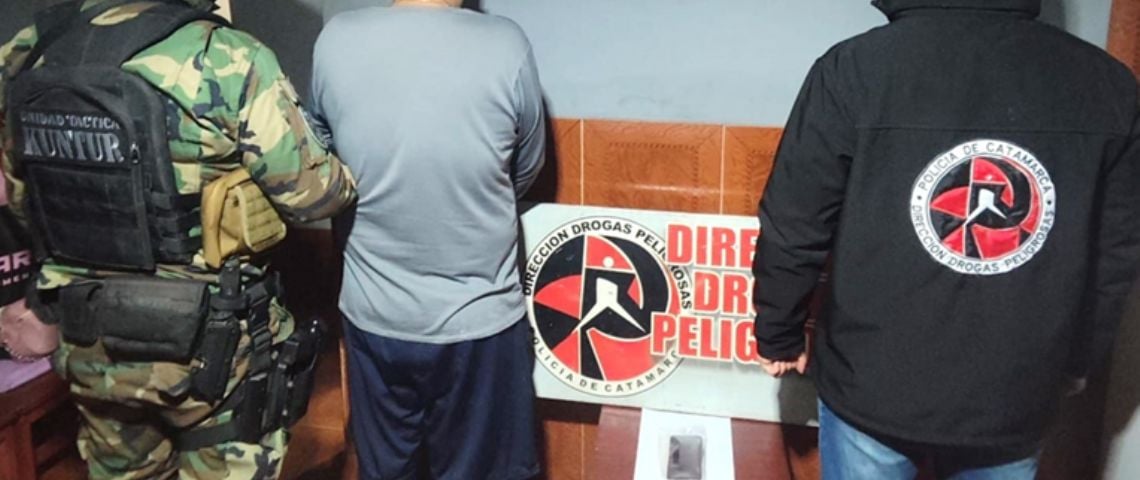 Cuatro detenidos en un allanamiento antidrogas