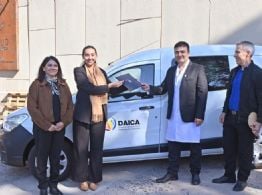 La DAICA recibió un móvil para traslado