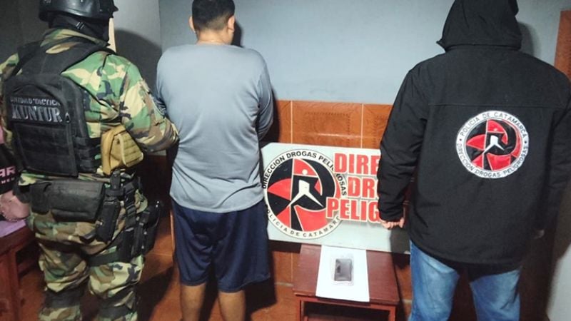 Cuatro detenidos en un allanamiento antidrogas