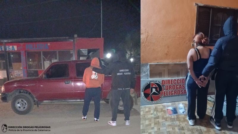 Cuatro detenidos en un allanamiento antidrogas