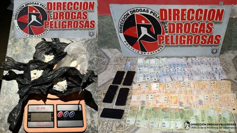 Cuatro detenidos en un allanamiento antidrogas