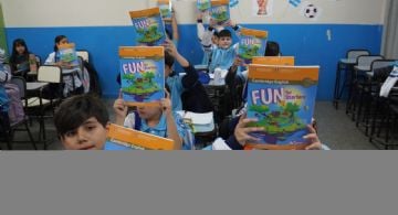 La Escuela Levene recibió libros de Cambridge
