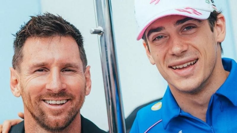Messi en la F1 con Colapinto y Antonelli
