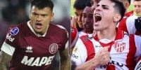 WALTER BOU Y ALEX LUNA, las cartas de gol de Lanús e InstituTo, para el duelo de hoy en Rosario.