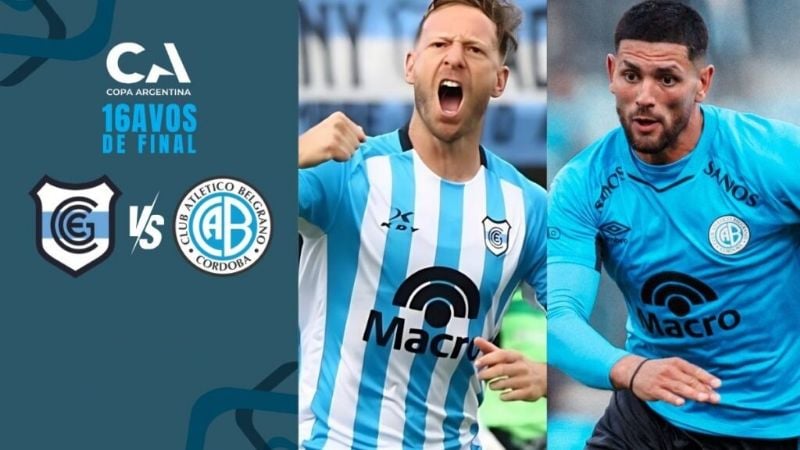 Belgrano con Gimnasia (J), por la Copa Argentina
