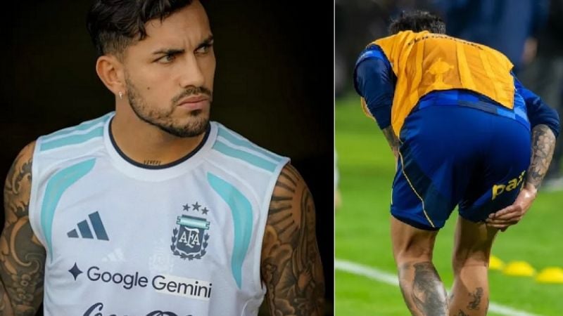 Paredes tiene un desgarro y encendió las alarmas