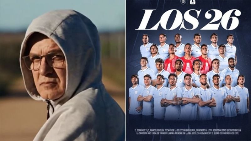 Bielsa dio la lista de Uruguay para el Mundial