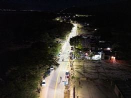 Fuerte Quemado ya tiene iluminación LED en el acceso a Catamarca