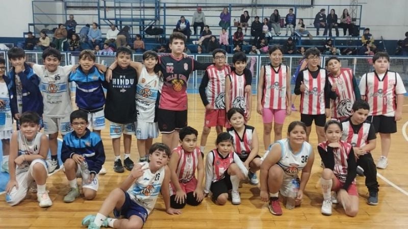 Posiciones de Minibásquet y Femenino