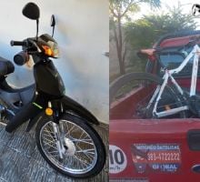 Recuperaron una moto y una bicicleta robada