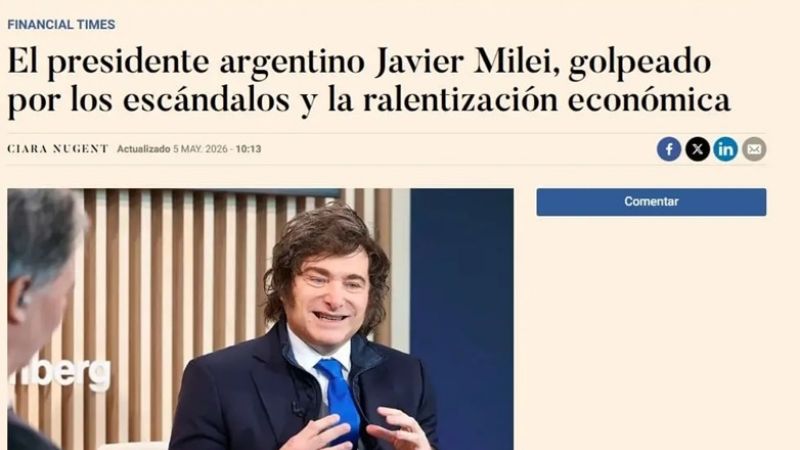 Del Financial Times al diario Expansion: medios del mundo hablan del escándalo Adorni