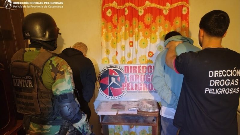 En un nuevo golpe al narcomenudeo la policía detuvo a dos hombres