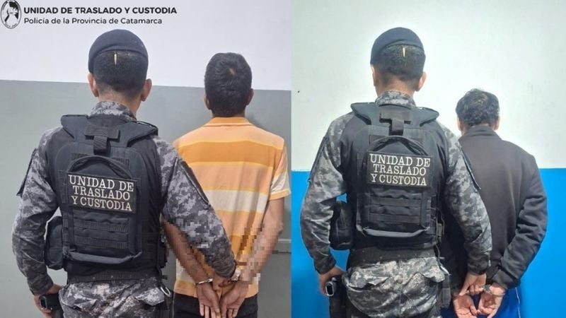 Dos detenidos fueron trasladados al Penal de Miraflores