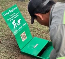 Instalaron un sistema de abono orgánico para residuos de mascotas