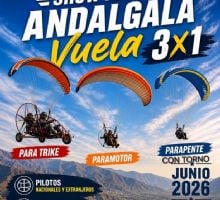 El cielo de Andalgalá será escenario del primer show aéreo "Andalgalá Vuela 3x1"