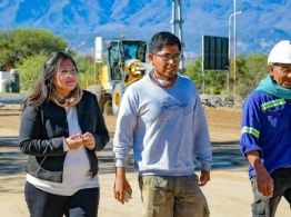 Ejecutan obras viales adyacentes al nuevo puente de Santa María