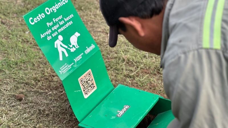 Instalaron un sistema de abono orgánico para residuos de mascotas
