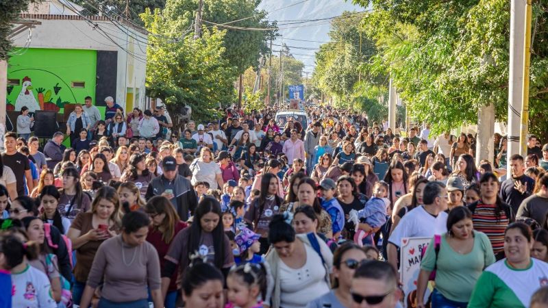 Piedra Blanca vivió “El Frailecito”, una caminata infantil en homenaje a Esquiú