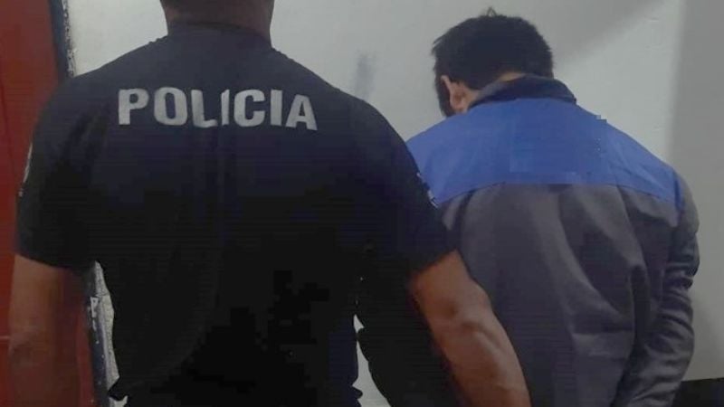 Violó una restricción, atacó a un hombre y terminó detenido