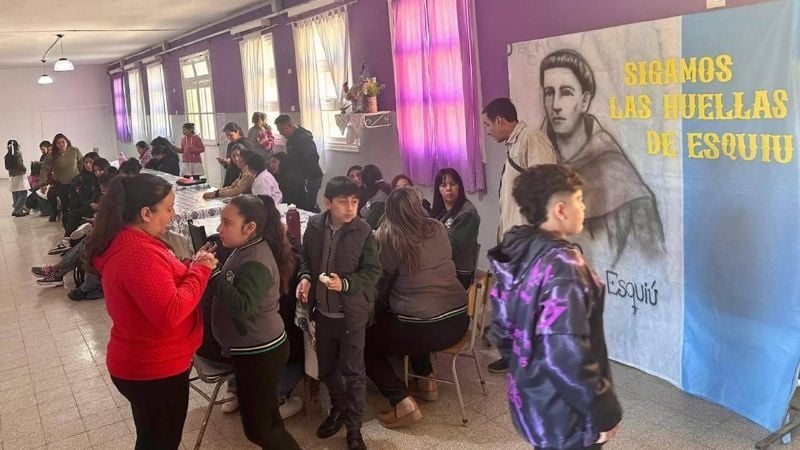 Justa del Saber sobre el Beato Esquiú en escuelas primarias de Tinogasta