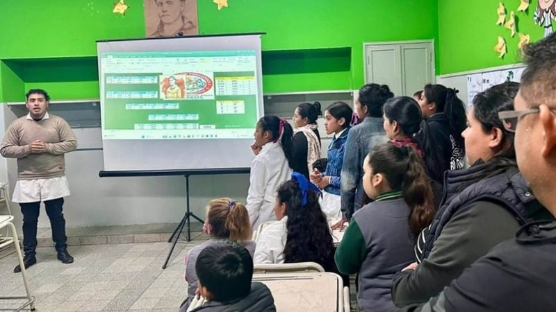 Justa del Saber sobre el Beato Esquiú en escuelas primarias de Tinogasta