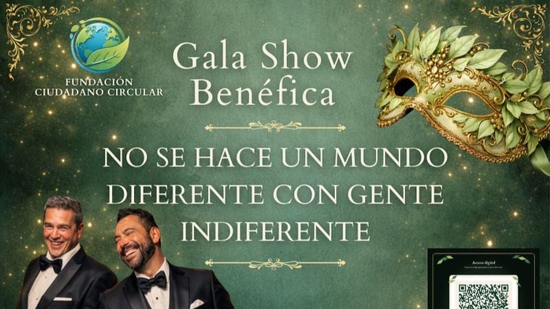 Gala solidaria para impulsar proyectos ambientales y sociales