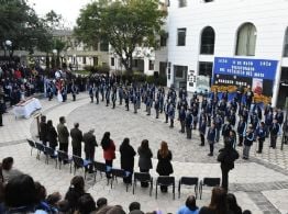 Estudiantes de sexto grado de La Fray hicieron la Promesa de Lealtad a la Constitución