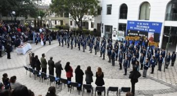 Estudiantes de sexto grado de La Fray hicieron la Promesa de Lealtad a la Constitución
