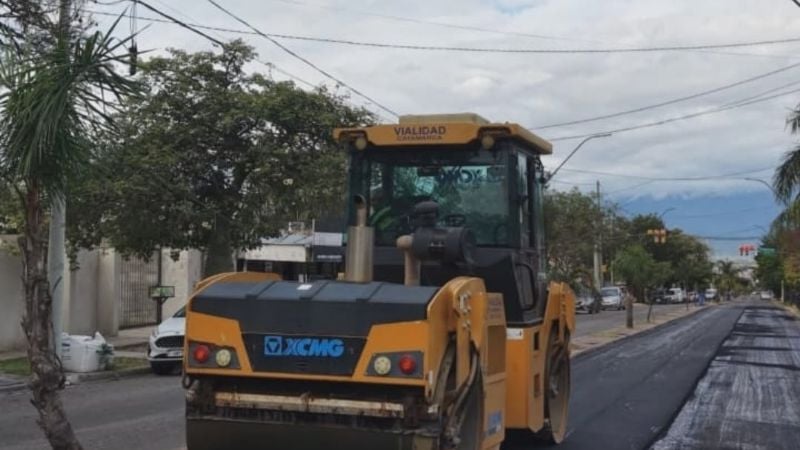 Avanzan las obras de asfaltado y habrá restricciones en avenida Galíndez