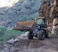 Habilitan el tránsito en la Cuesta de Los Ángeles