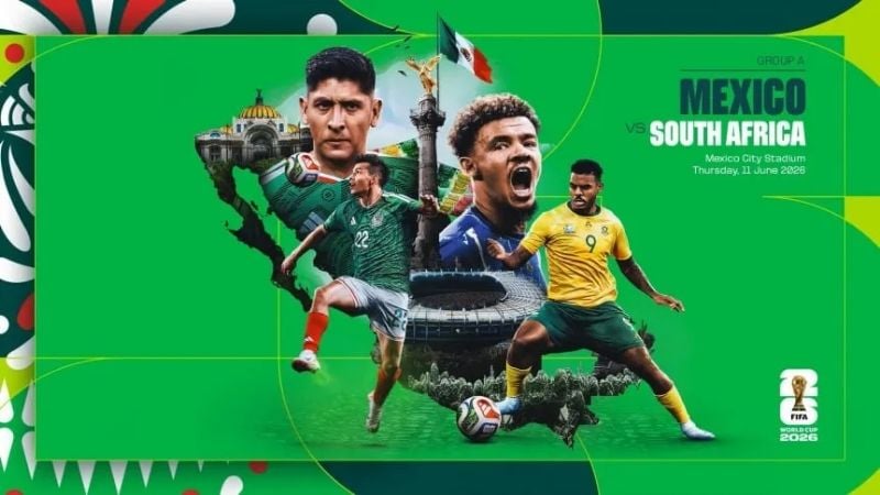 México vs. Sudáfrica abren el Mundial 2026