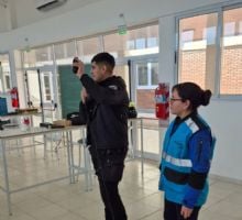 Estudiantes de Tinogasta participaron de una capacitación sobre normas de tránsito y conducción responsable