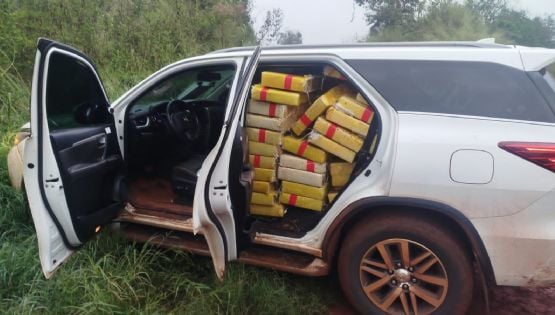 Secuestran más de 900 kilos de marihuana ocultos en una camioneta robada