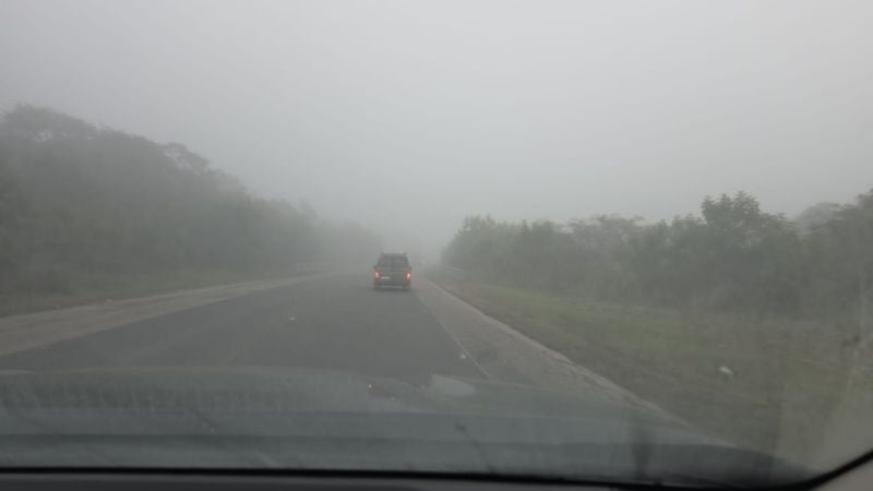 Circular con precaución por la Cuesta del Totoral debido a la niebla y llovizna