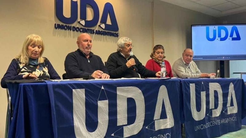 Crece la amenaza de paro docente: la UDA declaró el estado de alerta y movilización