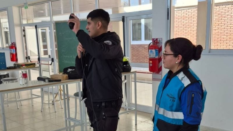Estudiantes de Tinogasta participaron de una capacitación sobre normas de tránsito y conducción responsable