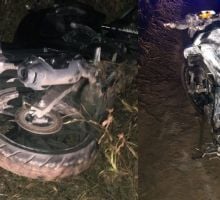 Hallaron una moto robada escondida entre los yuyos y se llevaron una sorpresa